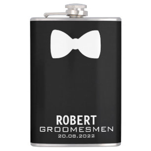Petaca Matraz de Groomsmen personalizado con gráfico de c