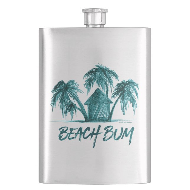 Petaca Matraz de Hip Bum Beach (Anverso)
