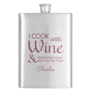 Petaca Matraz de nombre personalizado de cita de vinos