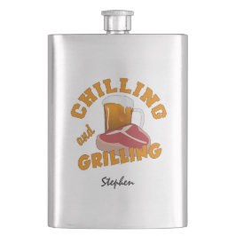 Petaca Matraz de nombre personalizado de escalada y parri