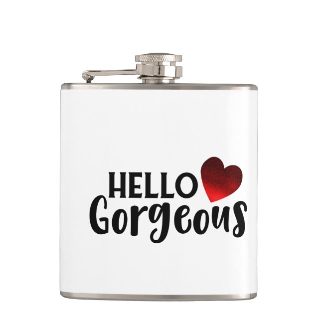 Petaca Matraz de novia de 6 oz. Hip Flask (Anverso)