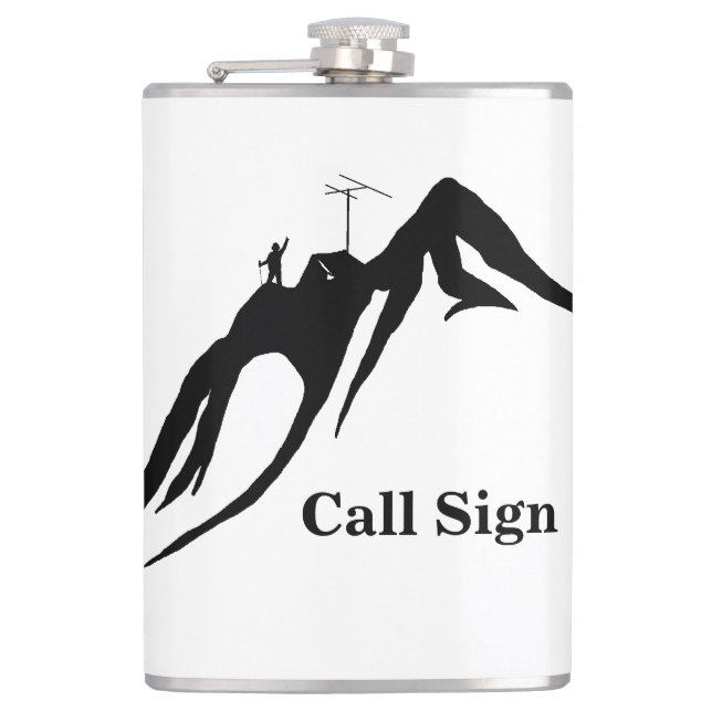 Petaca Matraz de operador de radio de alta altitud (Anverso)