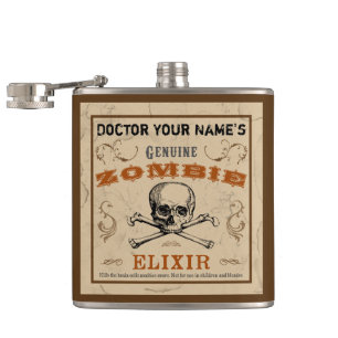 Petaca Matraz de Personalizable Zombie Elixir