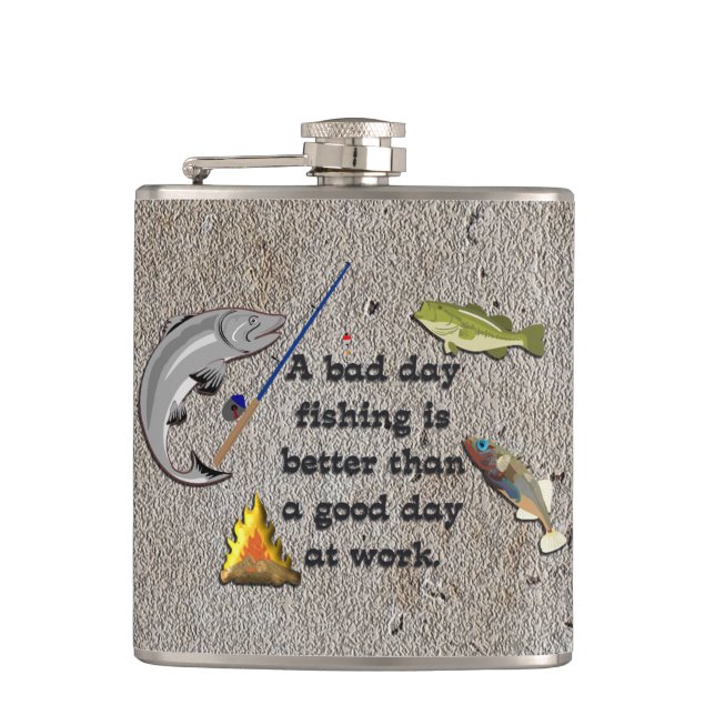 Petaca Matraz de pescador (Anverso)