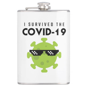 Petaca Matraz de sobreviviente COVID