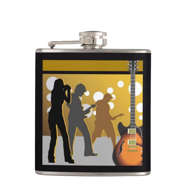 Petaca Matraz de tema musical, 615 Nashville Flask (Anverso)