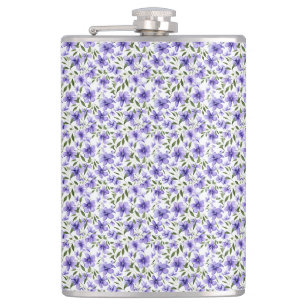 Petaca Matraz de vino floral personalizado