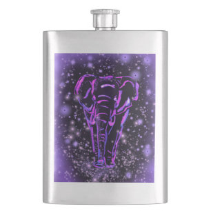 Petaca Matraz elefante púrpura
