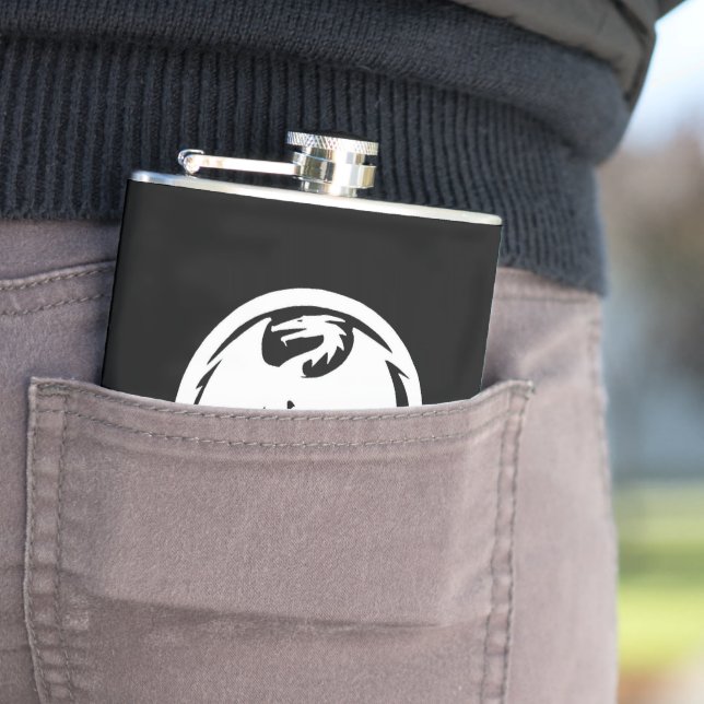 Petaca Matraz envuelto de dragón blanco (In Situ)