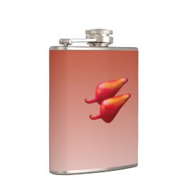 Petaca Matraz envuelto de pimientos de chile rojo