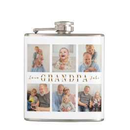 Petaca Matraz envuelto de vinílico de abuelo personalizad