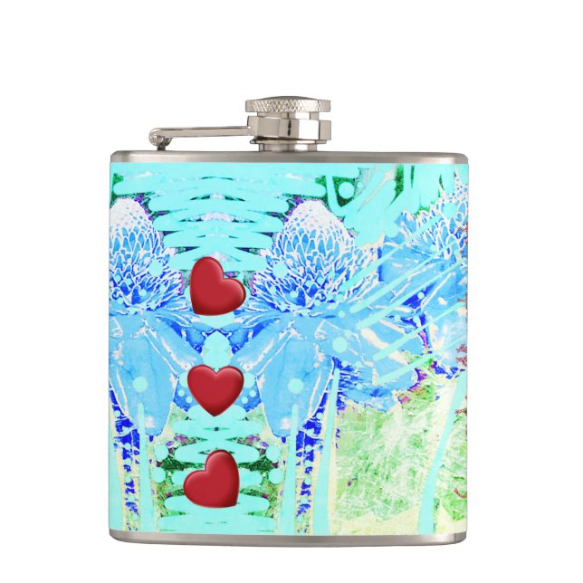 Petaca Matraz envuelto de vinilo versatile del club de mu (Anverso)