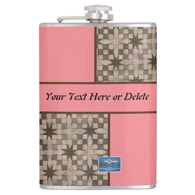 Petaca Matraz grande (Peach LED S.C.C.) RFPMDesigns ©️ 20 (Anverso)