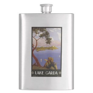 Petaca Matraz italiano del lago de Garda