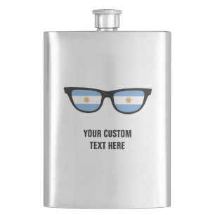 Petaca Matraz personalizado de Argentina Shades