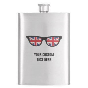 Petaca Matraz personalizado de los Shades británicos