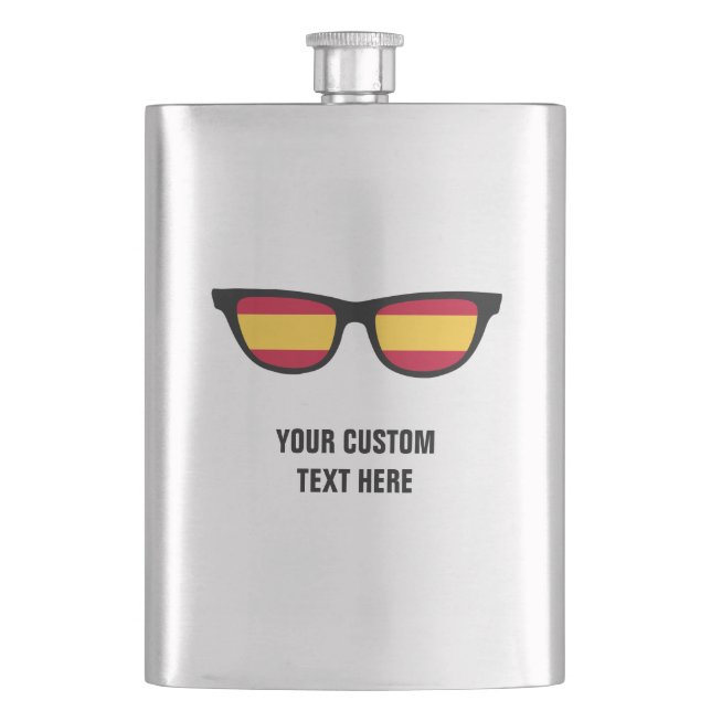 Petaca Matraz personalizado de los tonos españoles (Anverso)