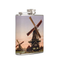 Matraz personalizado de molinos de viento holandes