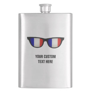 Petaca Matraz personalizado Francés Shades