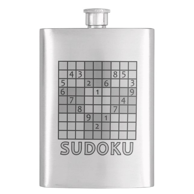 Petaca Matraz SUDOKU (Anverso)