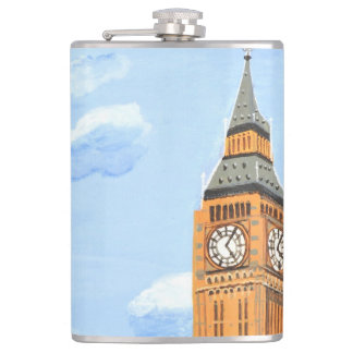 Petaca Matraz Wrapped de Londres Big Ben Vinyl