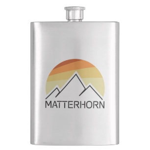 Petaca Matterhorn Suiza Italia Retro