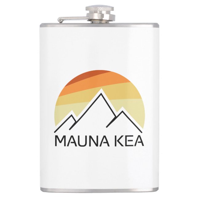 Petaca Mauna Kea Hawaii Retro (Anverso)