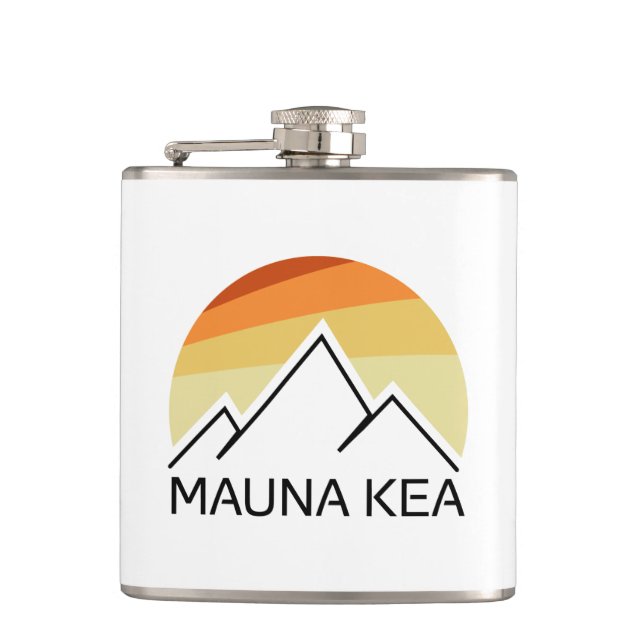 Petaca Mauna Kea Hawaii Retro (Anverso)