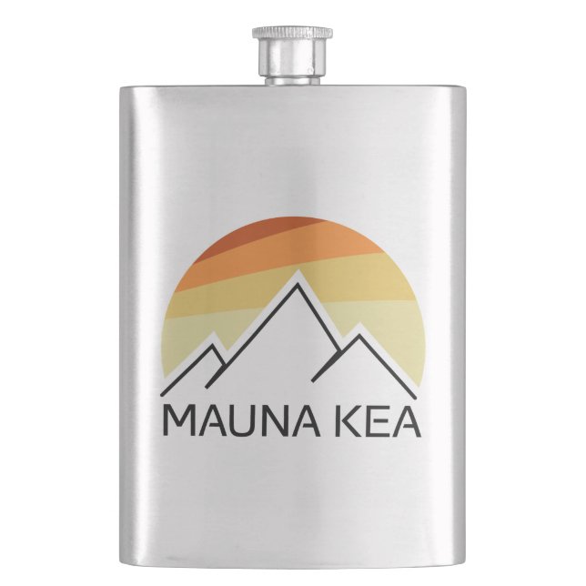 Petaca Mauna Kea Hawaii Retro (Anverso)