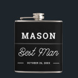 Petaca Máximo matraz personalizado de regalo de hombre<br><div class="desc">¡Dale a tu mejor hombre un regalo que él amará! Edite fácilmente el nombre y el color de este matraz de clase.</div>