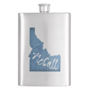Petaca McCall Idaho Wood Grain