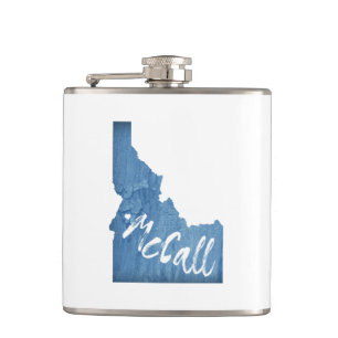 Petaca McCall Idaho Wood Grain
