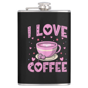 Petaca Me encanta el café - Funny Café Drinker Caffeine A