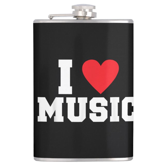 Petaca Me encanta Music Lover (Anverso)