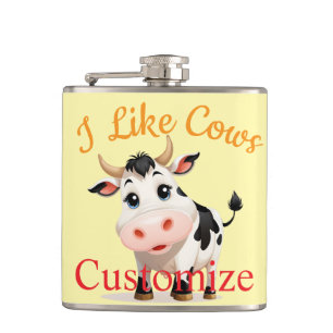 Petaca Me Gusta El Arte De Vacas Thunder_Cove