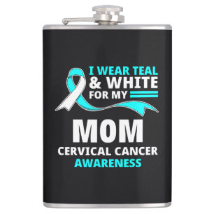 Petaca Me pongo verde y blanco Mi mamá cáncer cervical 