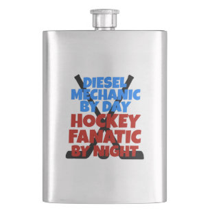 Petaca Mecánico diesel de hockey Lover
