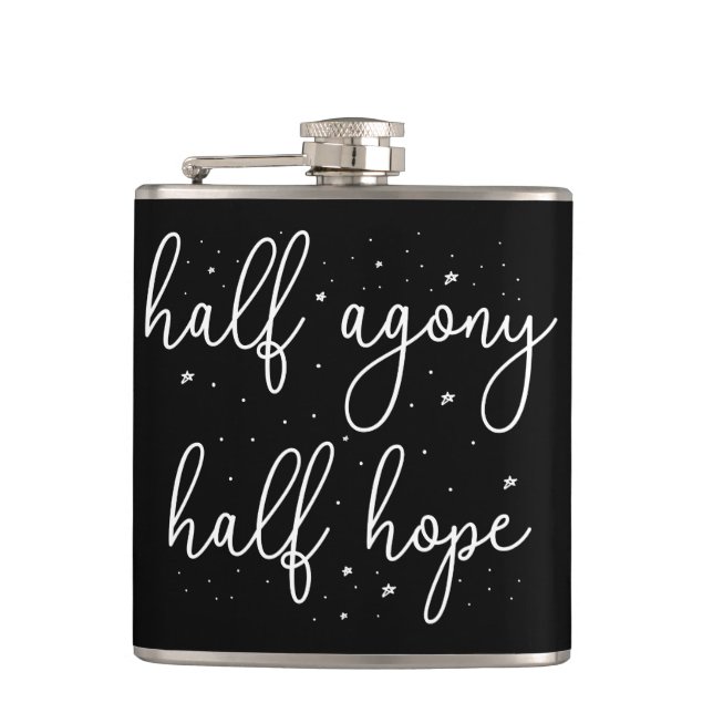 Petaca Media agonía, mitad esperanza II - Cita de persuas (Anverso)