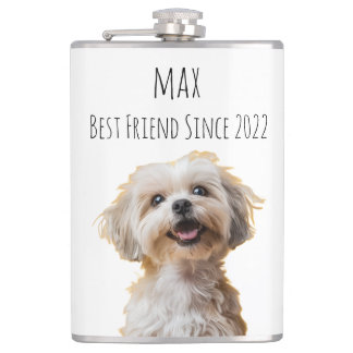 Petaca Mejor amigo de compañía Foto personalizada desde a