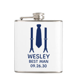 Petaca Mejor empate azul de hombre