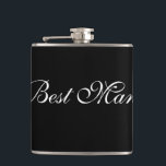 Petaca Mejor Flask para hombre<br><div class="desc">Cara para el mejor hombre mostrado en blanco/negro. Personalizar este artículo o compra tal cual.</div>