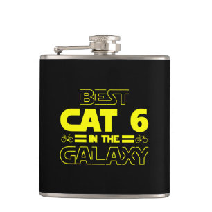Petaca Mejor Gato 6 En La Galaxia