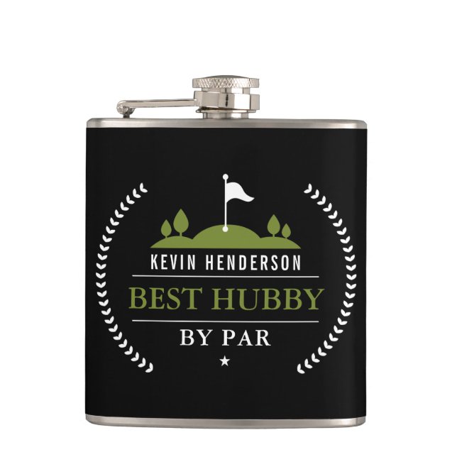 Petaca Mejor Hubby Personalizado Por Par (Anverso)