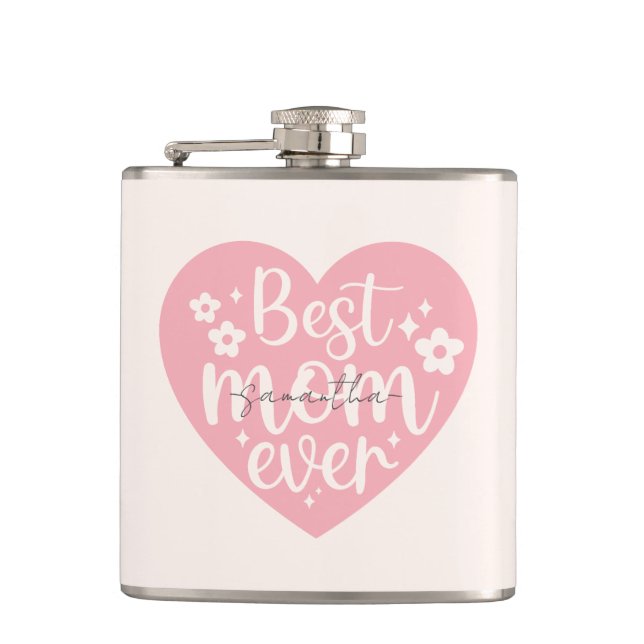 Petaca Mejor Mamá del Corazón de Ever (Anverso)