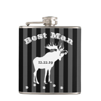 Petaca Mejor Moose Vintage para Hombre