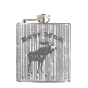 Petaca Mejor Moose Vintage para Hombre