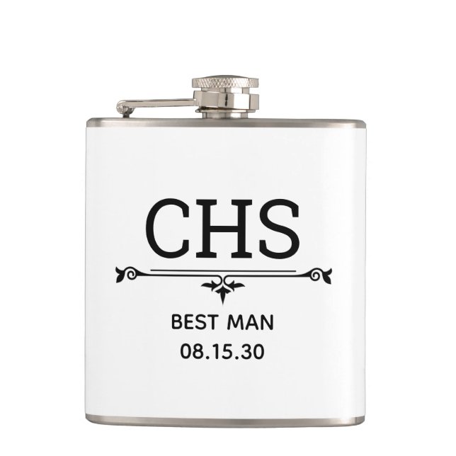 Petaca Mejores Iniciales del Hombre (Anverso)