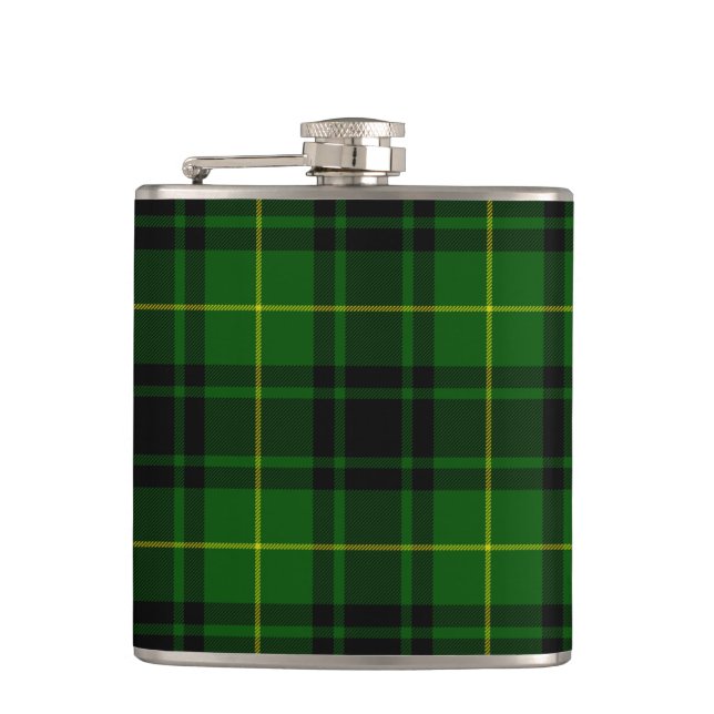 Petaca Melocotonería tartan de MacArthur (Anverso)