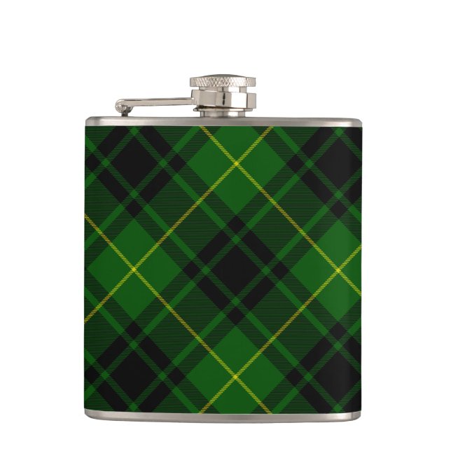 Petaca Melocotonería tartan de MacArthur (Anverso)