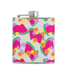 Petaca Melón de agua roja amarilla Lemones tropical en bl